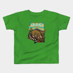 Wild Cat of Arizona Kids T-Shirt